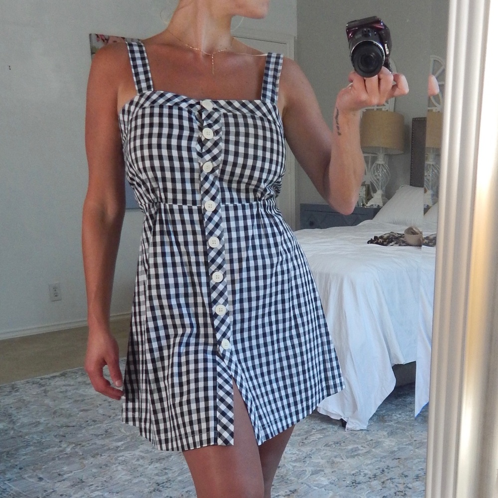 Gingham (checkered) Sun Dress NWOT